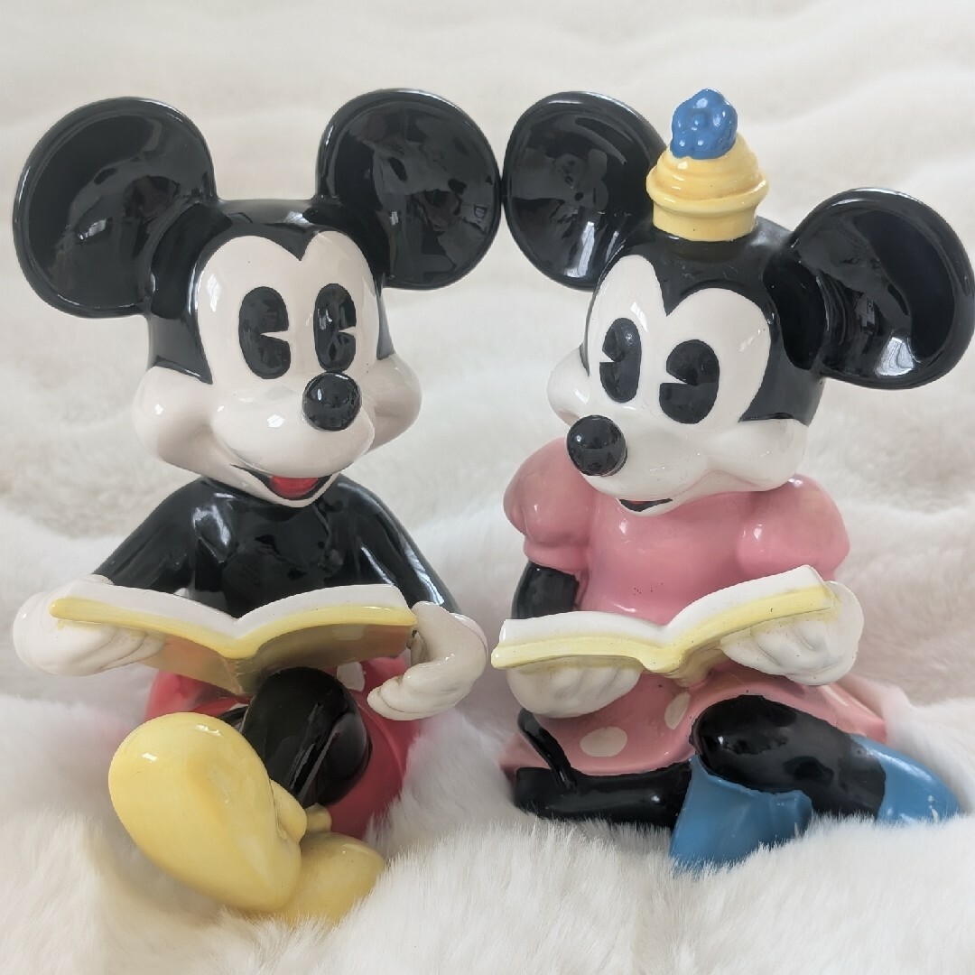 Disney - 東京デイズニーランド限定 本を読むミッキー ミニー