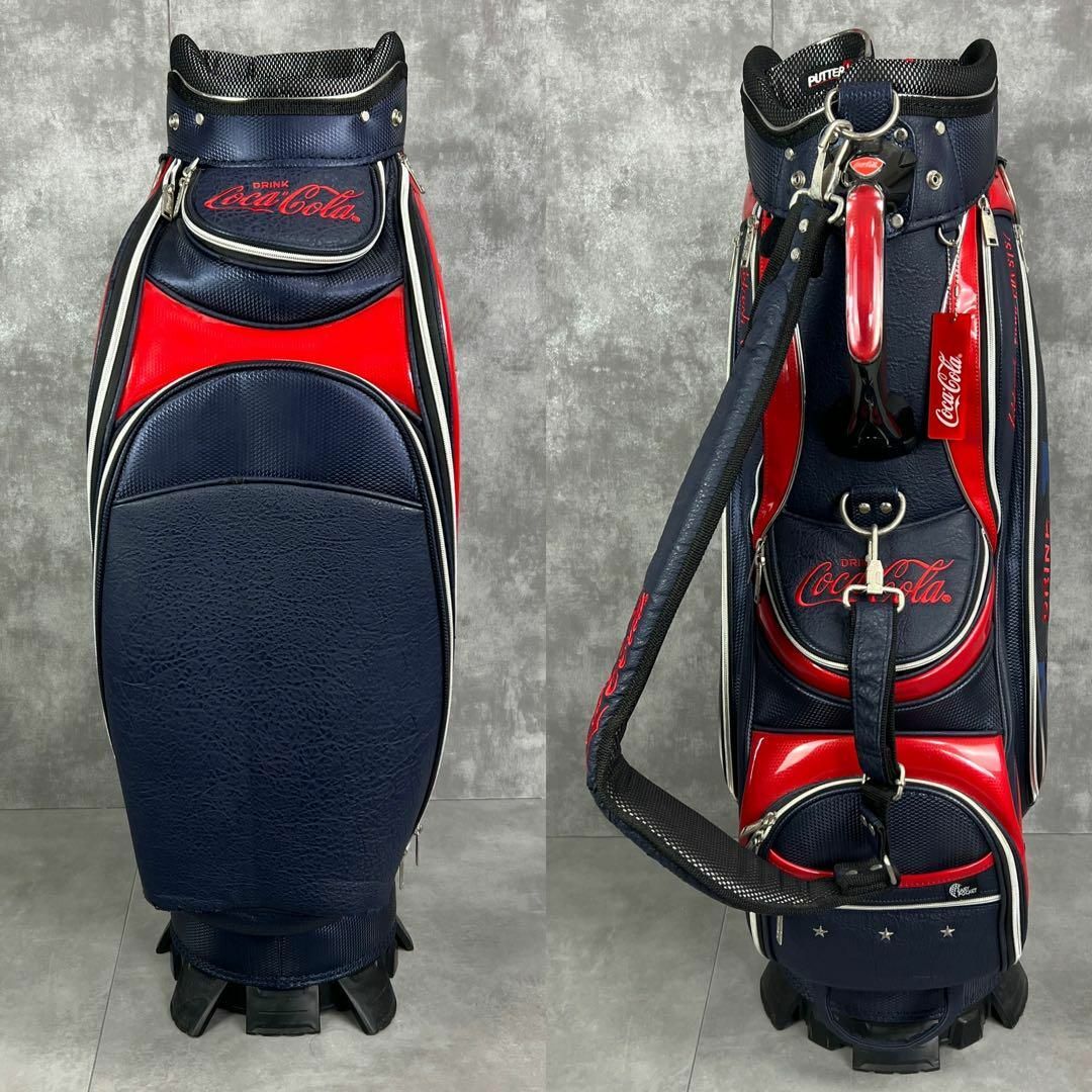 コカ・コーラ - 希少品 コカコーラ キャディバッグ カート式 8分割