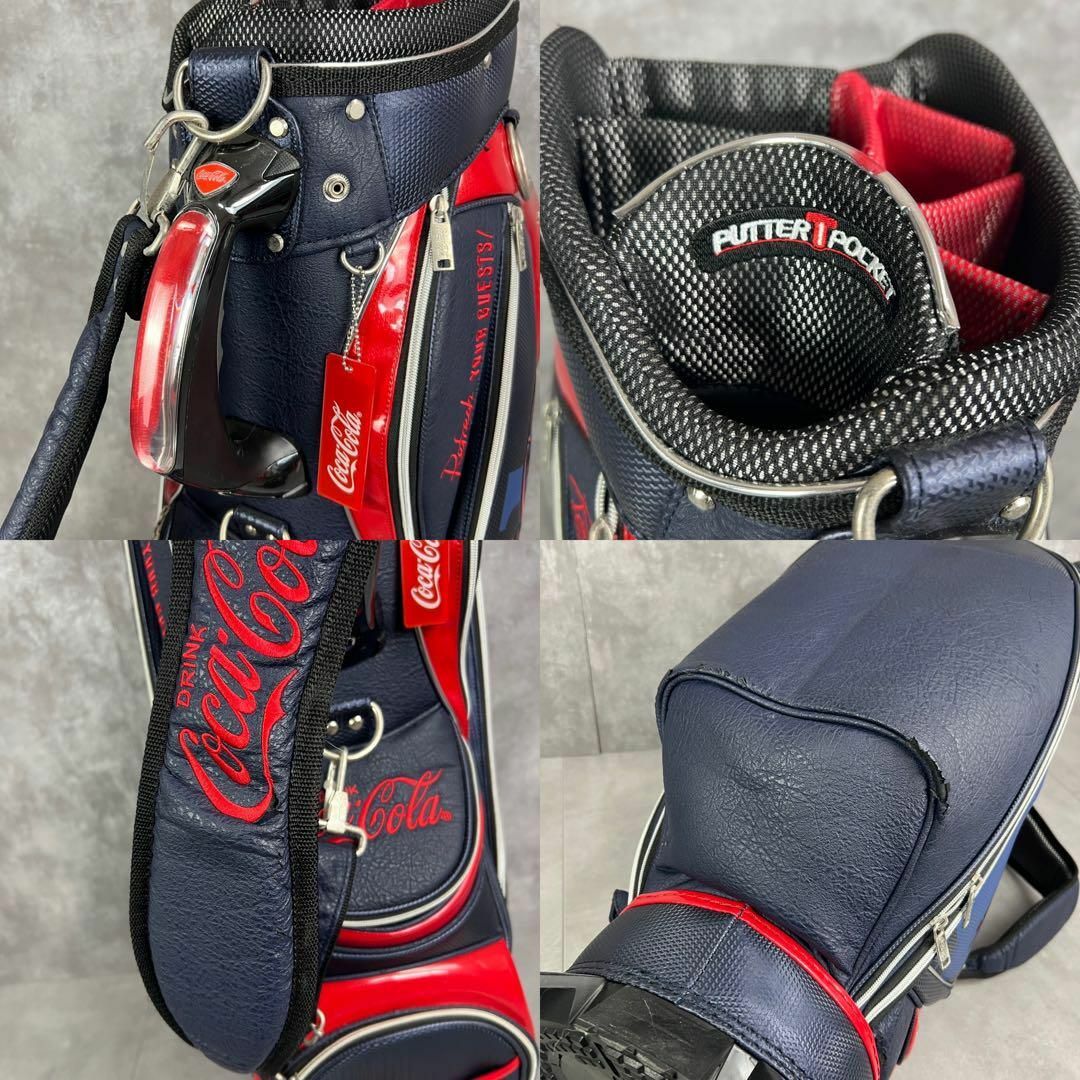 コカ・コーラ - 希少品 コカコーラ キャディバッグ カート式 8分割