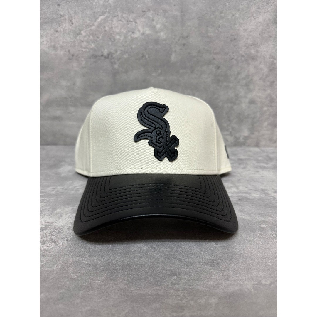 NEW ERA - ニューエラ 9forty シカゴホワイトソックス レザーバイザー