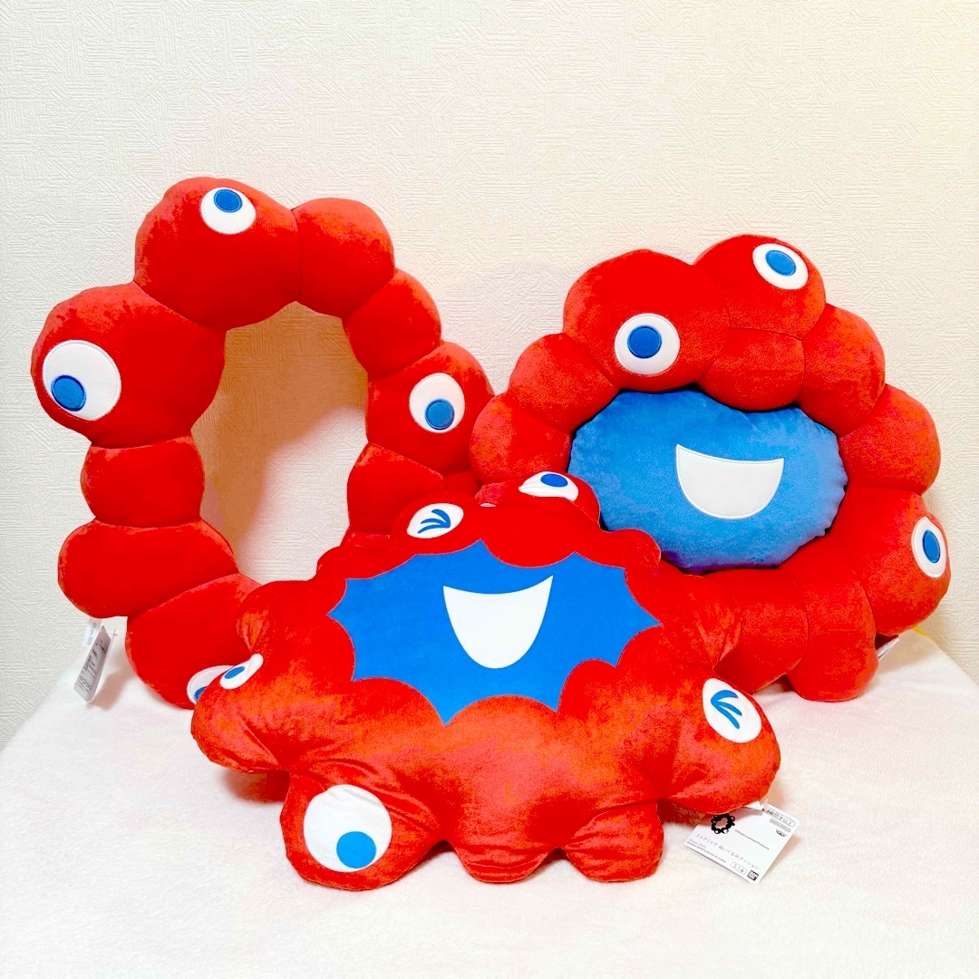 ミャクミャク なりきりクッション ぬいぐるみクッション 3点セットの