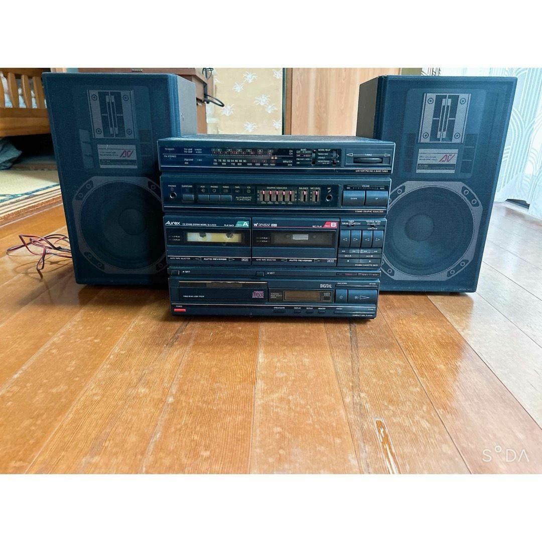 東芝 - 東芝 Aurex SL-L23CD Aurex SS-L23W セット売りの通販 by