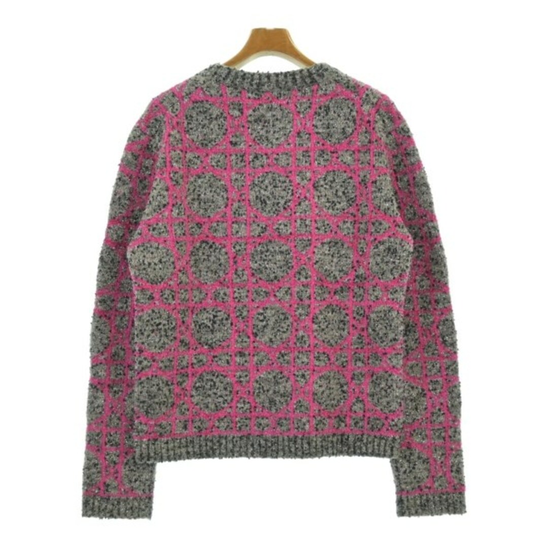 DIOR HOMME - Dior Homme ニット・セーター M グレーxピンクx黒(総柄