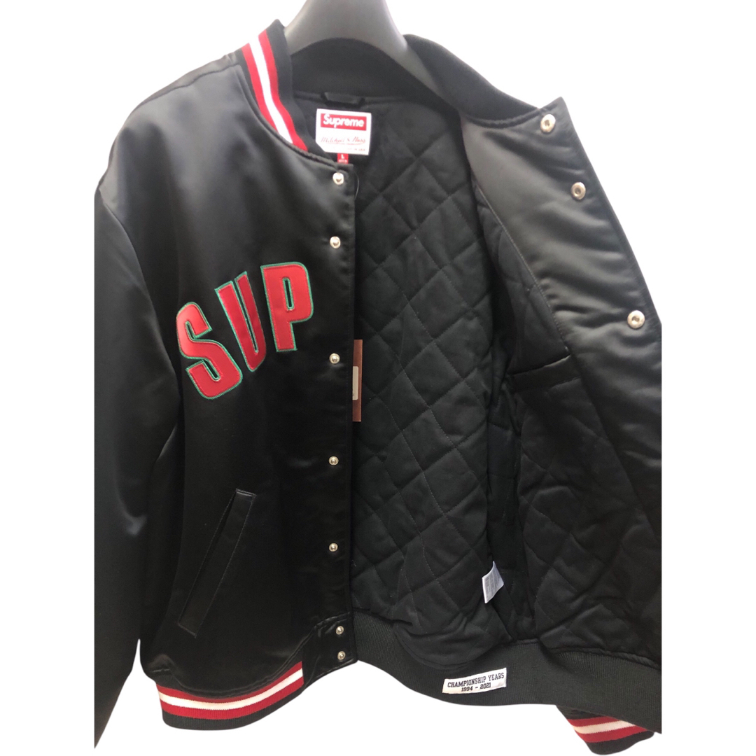 Supreme - Mitchell & Ness Satin Varsity Jacketの通販 by neko's