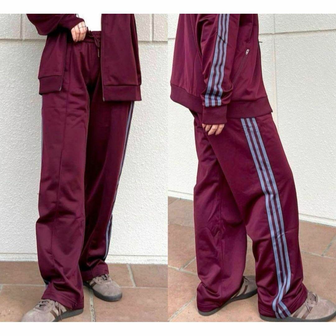 アディダス 赤 ベッケンバウアー ジャージパンツ ジェンダー