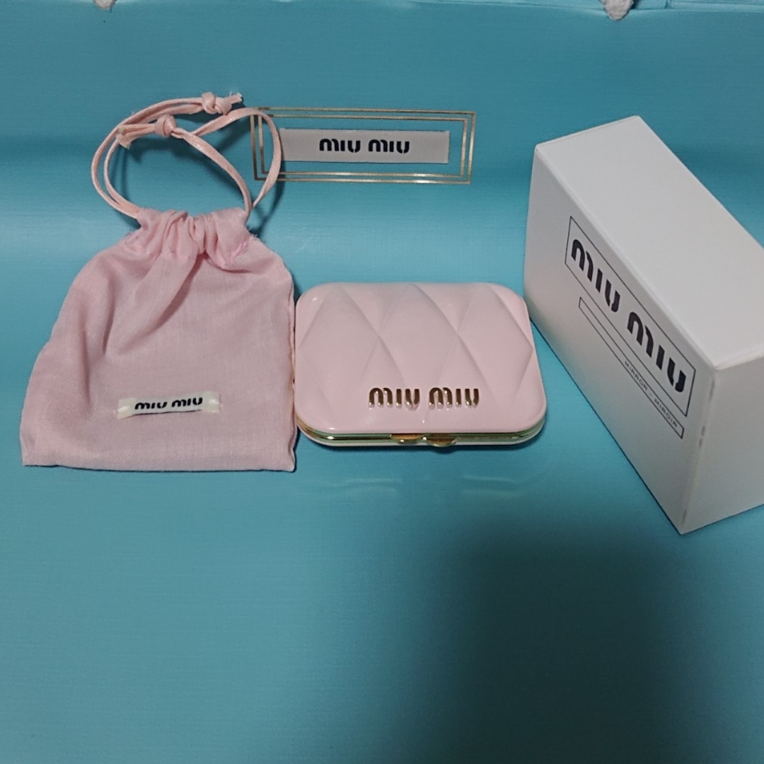 MIU MIU - 【新品】miumiu ピンク ミラー 非売品の通販 by 018's shop