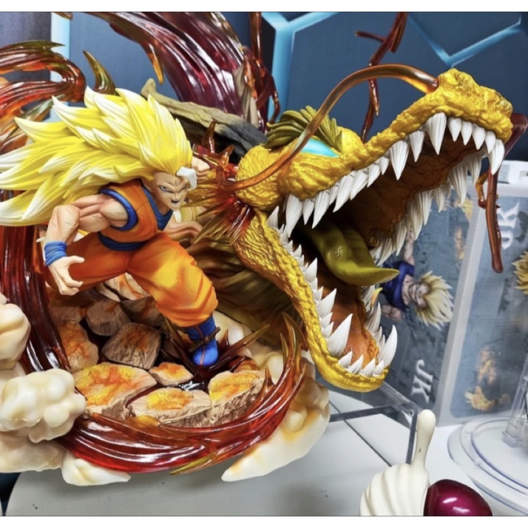 ドラゴンボール 孫悟空 龍拳 フィギュア PVC製品 ガレージキットの通販