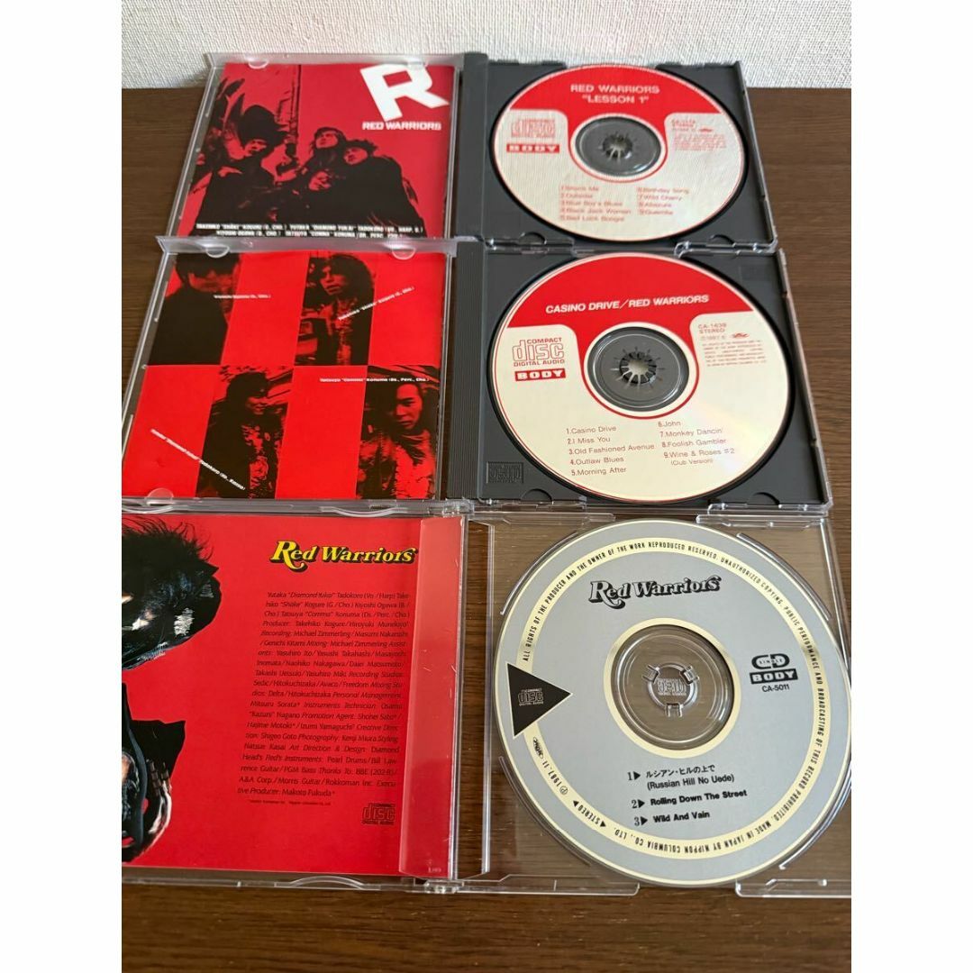 レッド・ウォーリアーズ 旧規格3タイトルセット 消費税表記なし 帯付属