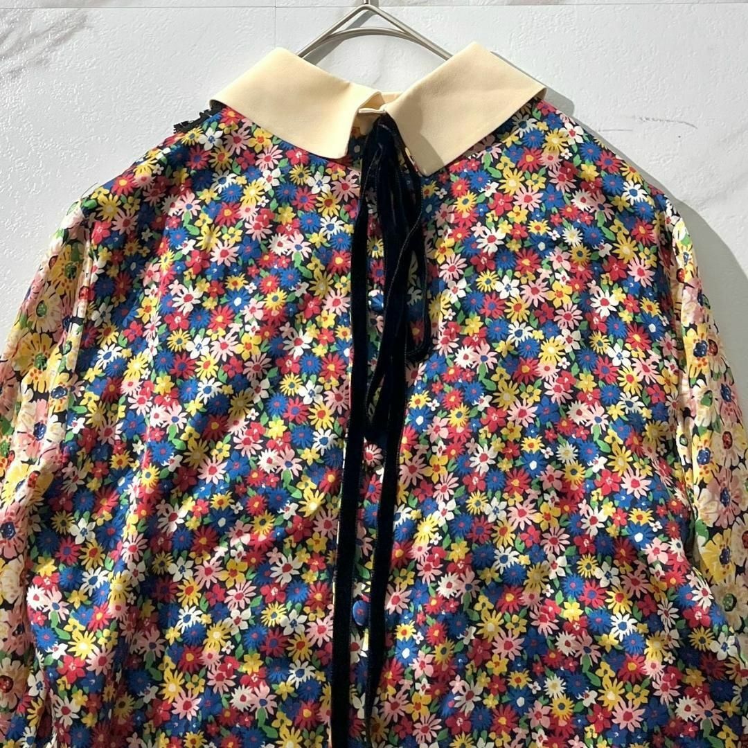 GUCCI/グッチ/花柄レース/フリル/長袖ブラウス/シャツ36/2017 GUCCI