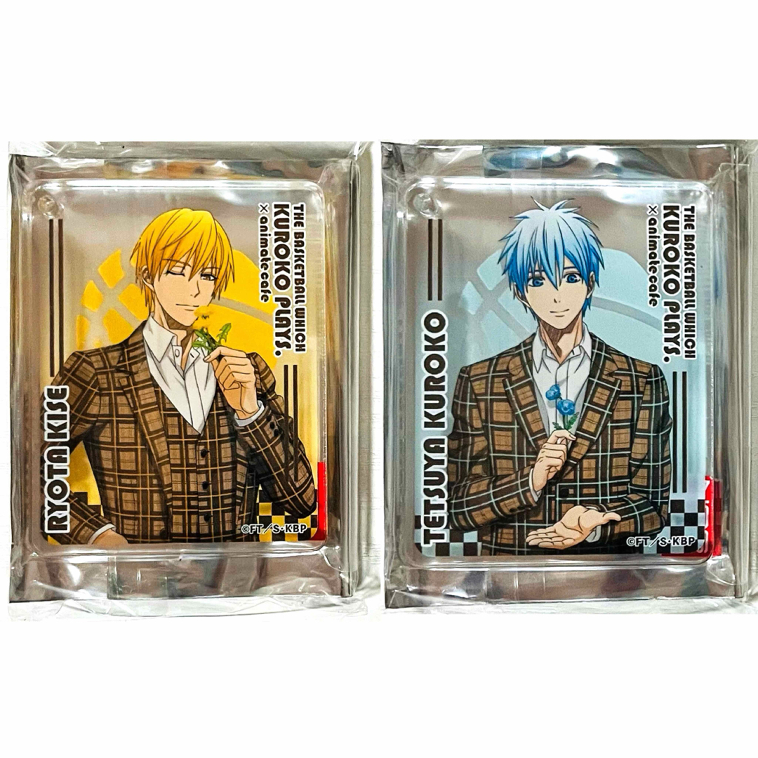 黒子のバスケ アニメイトカフェ クランチ バレンタイン 缶バッジ 黄瀬