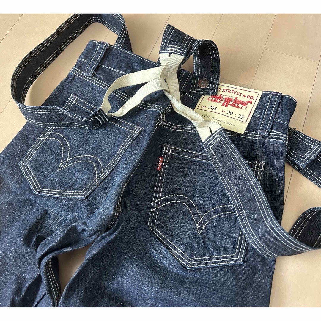 Levi's - Levi's NW703 0001 リーバイス サスペンダー ルーズ