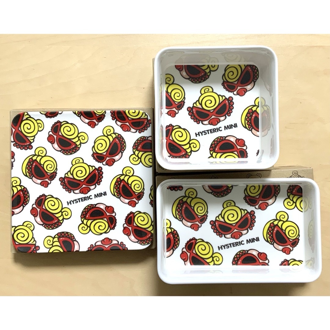 HYSTERIC MINI - ヒスミニ☆正規品☆新品☆メラミン☆食器☆3点セット