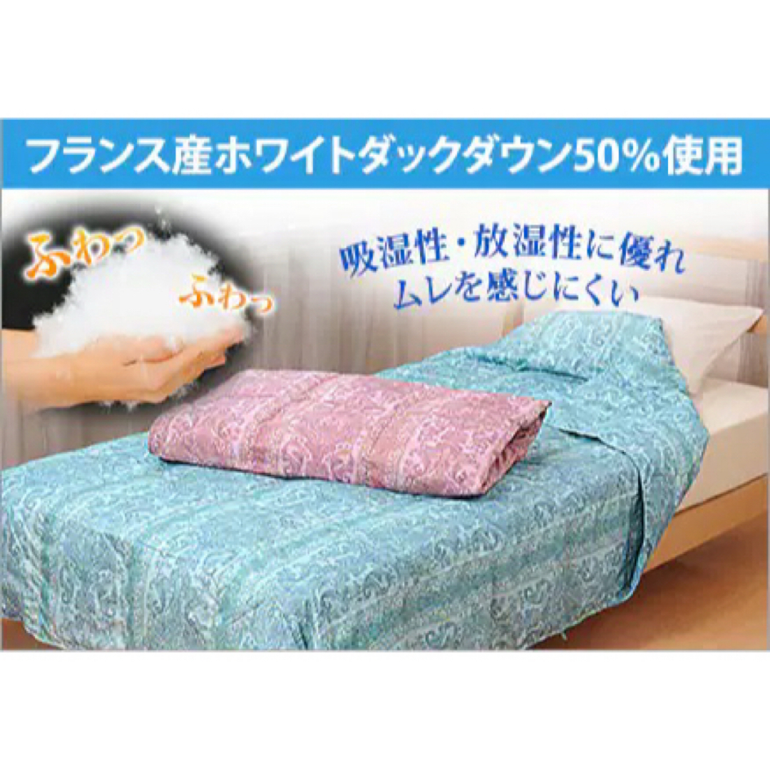 MORIRIN モリリン『フランス産洗えるダウンケット2枚組』 JTDF30S