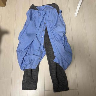 nagonstans - ナゴンスタンス シャツレイヤード デザインスウェット