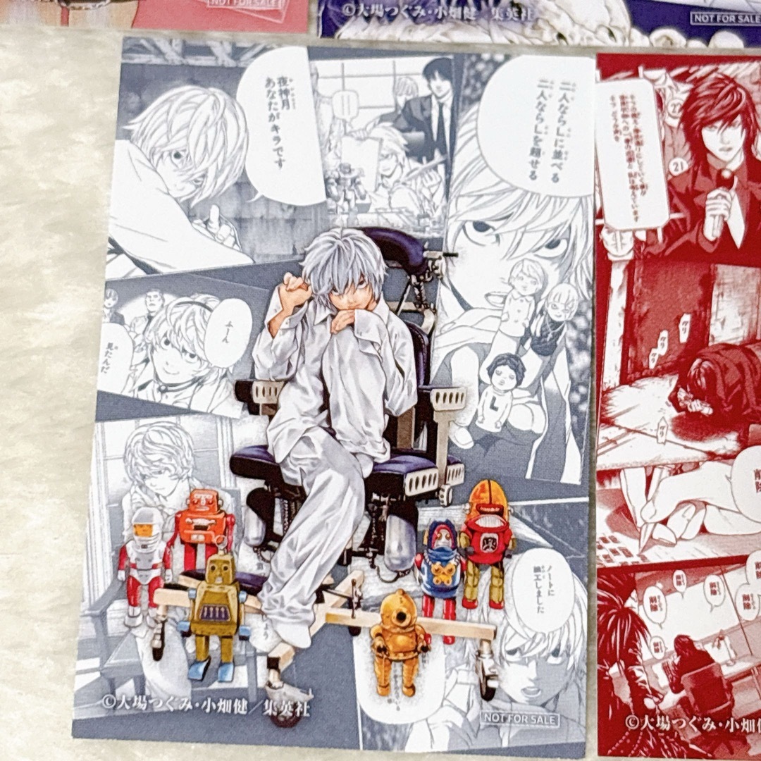 DMMくじ デスノート 購入特典 イラストカード 全7種 コンプリート