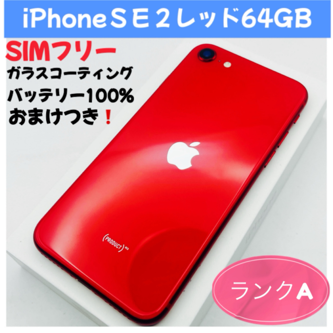 Apple iPhone SE2 本体 赤 RED 64GB iPhone SE 第二世代 レッド 64GB