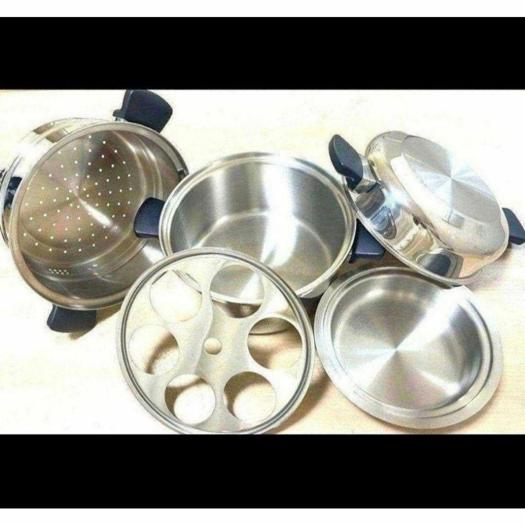 amway 2024年製 アムウェイ 新品 大フライパン 6L 鍋 フルセット↓