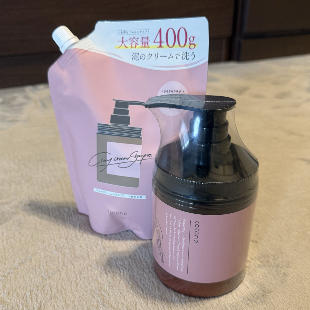 cocone - 【新品未使用】coconeクレイクリームシャンプー 詰替セットの