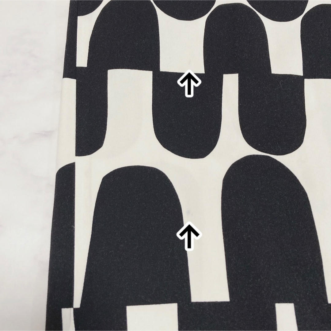 marimekko 定価3.5万 ワンピース BIAK RATSU 36 リボン