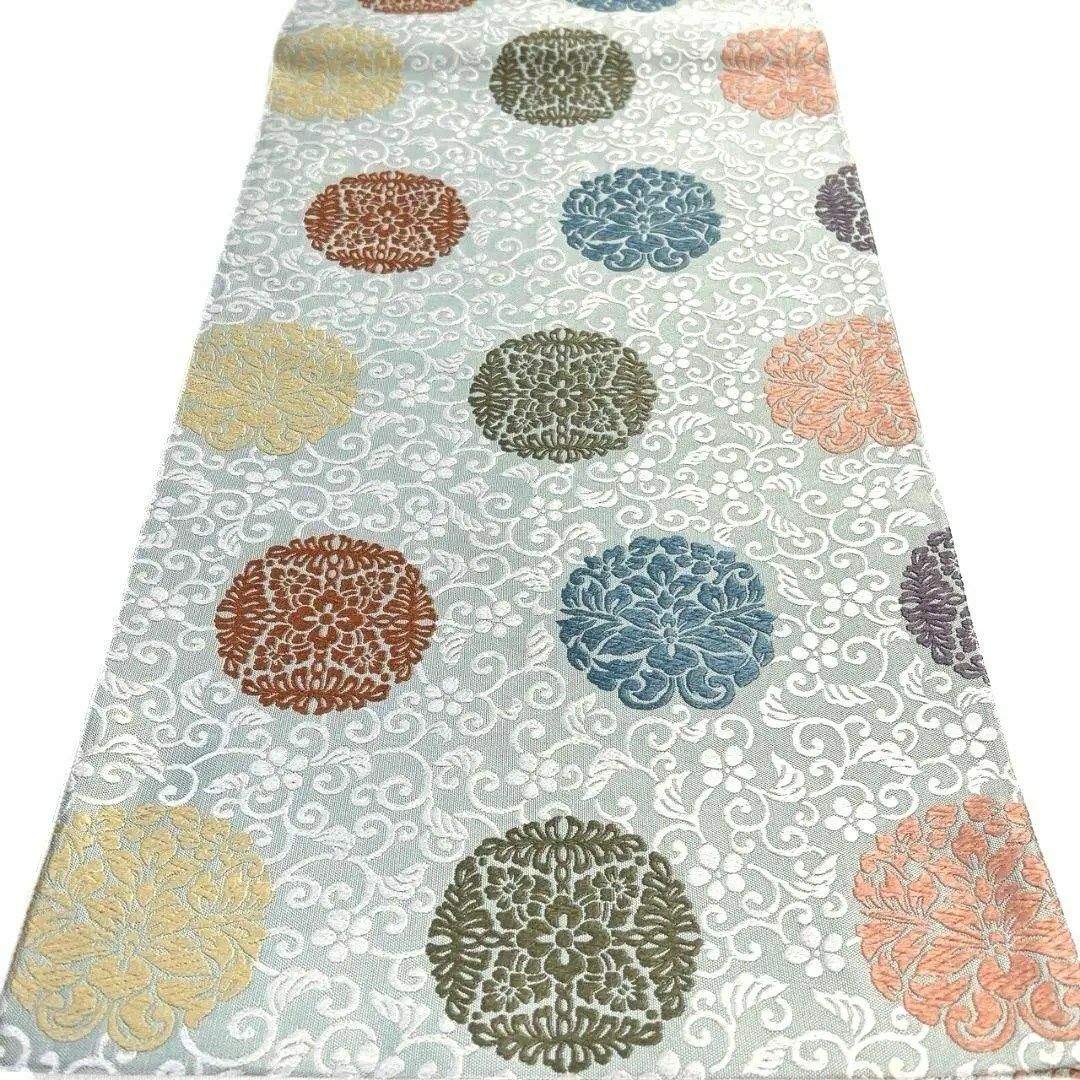 袋帯 唐織 唐花模様 花紋 菖蒲紋 着物 045a pの通販 by TSUMUGI re