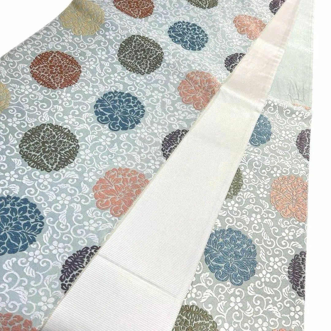 袋帯 唐織 唐花模様 花紋 菖蒲紋 着物 045a pの通販 by TSUMUGI re