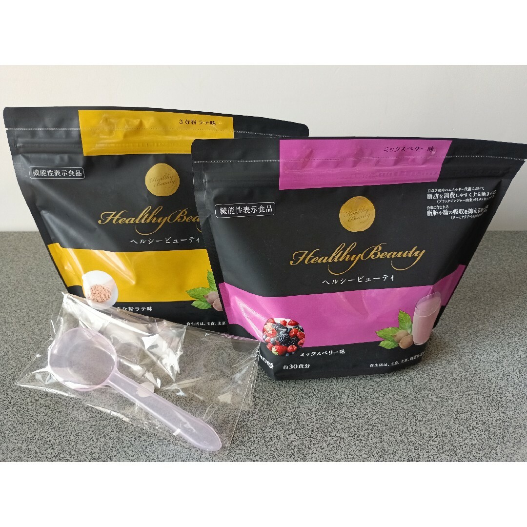 ヘルシービューティピーチマンゴー味&きな粉ラテ味 カーブスヘルシー