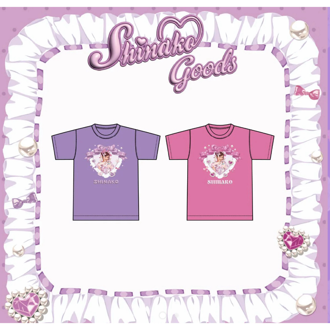 新品未開封 しなこちゃん 生誕祭 Tシャツ 120サイズ ピンク 新品の通販