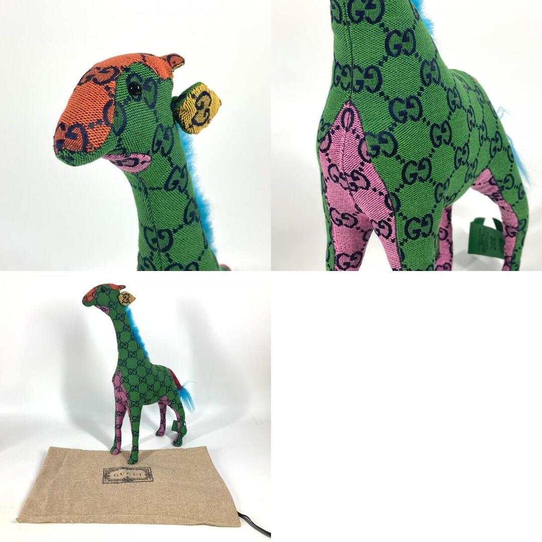 GUCCI - グッチ GUCCI キリン アニマル 670233 GG デコラティブ 人形
