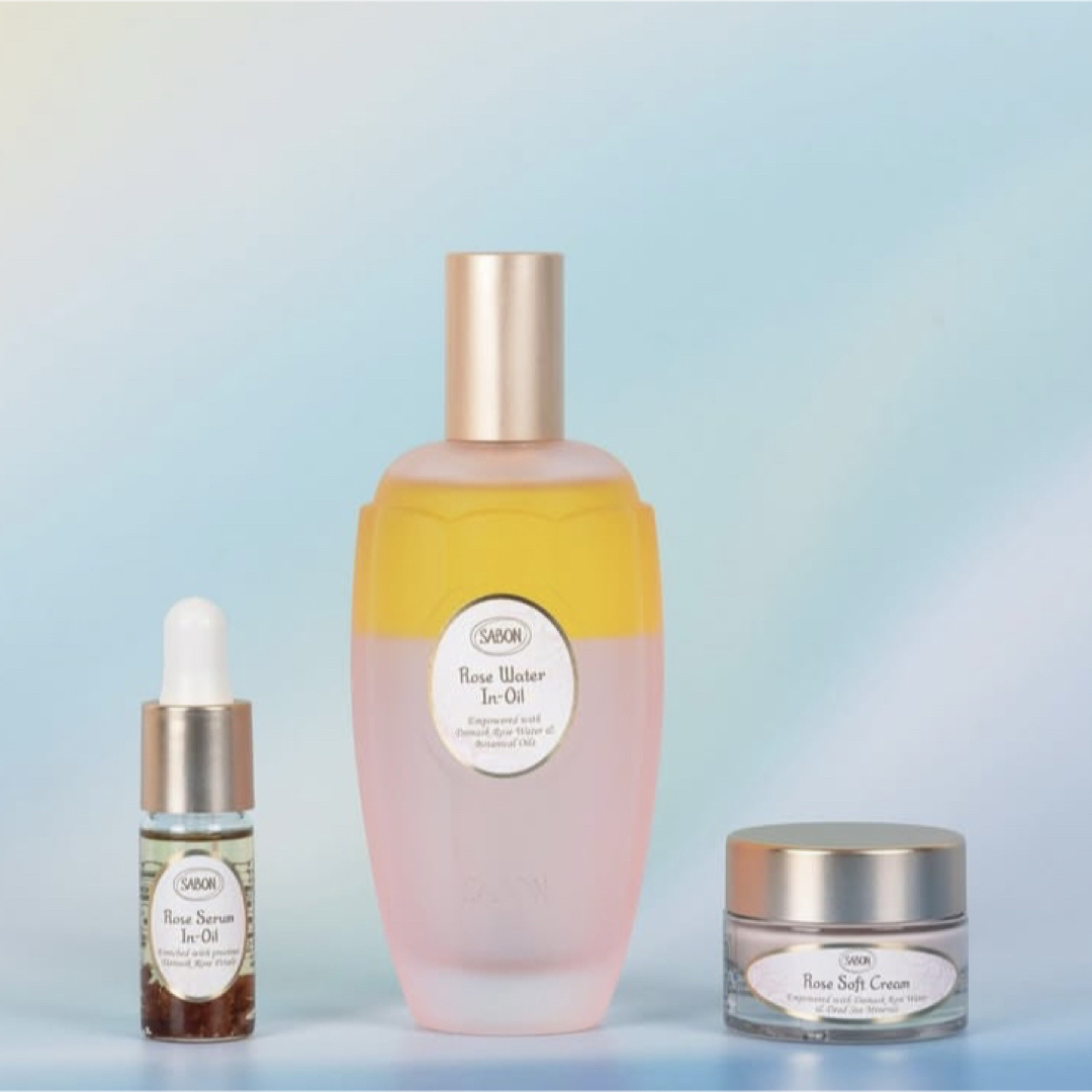 SABON - 新品未使用SABONローズウォーターインオイルなど3点SETの通販