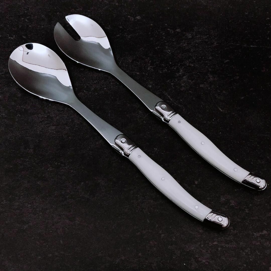 数量限定】LAGUIOLE ラギオール カトラリー 34本セット ホワイト 白