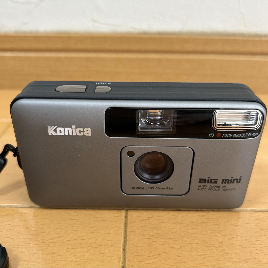 KONICA Big Mini フィルムカメラ ケース付きの通販 by sari○匿名配送