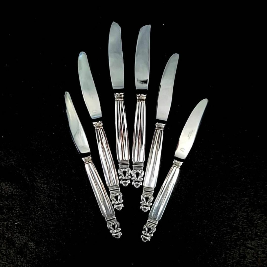 ジョージ・ジェンセン Acorn テーブルナイフ6本箱あり