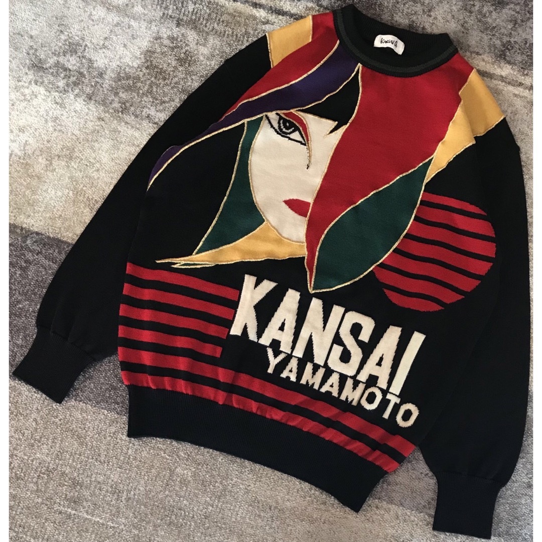 Kansai Yamamoto - 伝説の逸品 幻 歌舞伎 90's KANSAI 山本寛斎 ニット