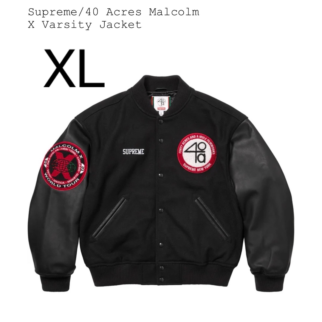 Supreme - Supreme x 40 Acres Malcolm X Varsityの通販 by pcb's shop