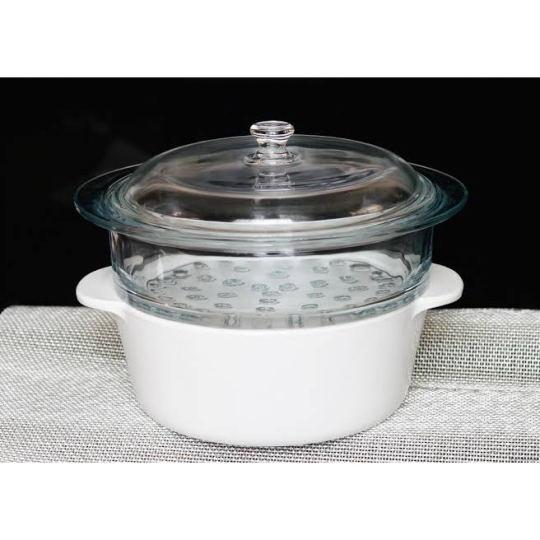 Luminarc - 新品未使用リュミナルク ヴィトロ ホワイトスチーマー20cm