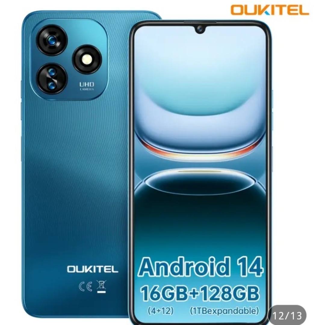 OUKITEL C57 PRO SIMフリー スマートフォン ブルーの通販 by 甘党｜ラクマ