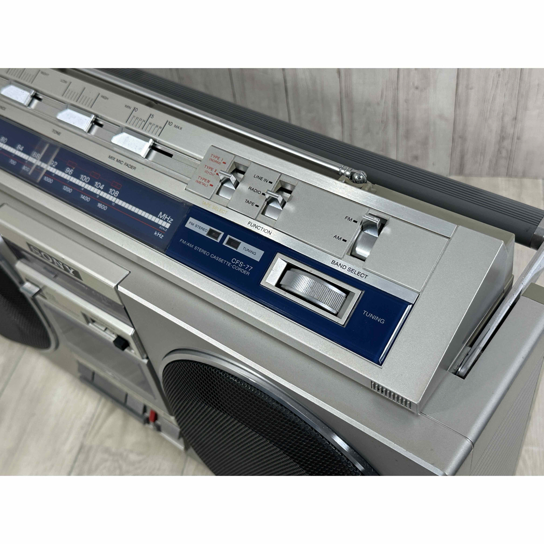 SONY - 【希少・動作品】SONY CFS-77 ラジカセ 名機 ビンテージ ラジオ