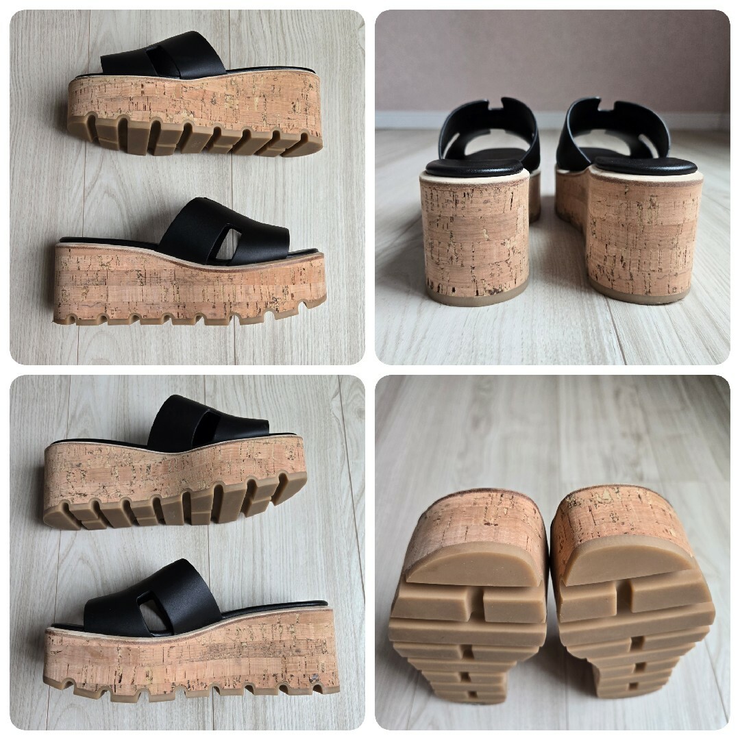 HERMES - 美品✨エルメス エズ 30 サンダル カーフ ブラック 38の通販