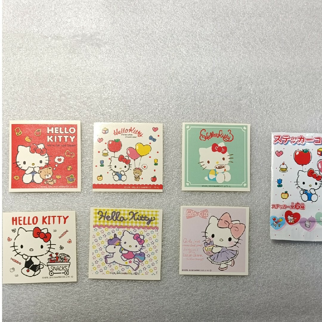 ハローキティ - サンリオ キティ ステッカーコレクション シール 6枚
