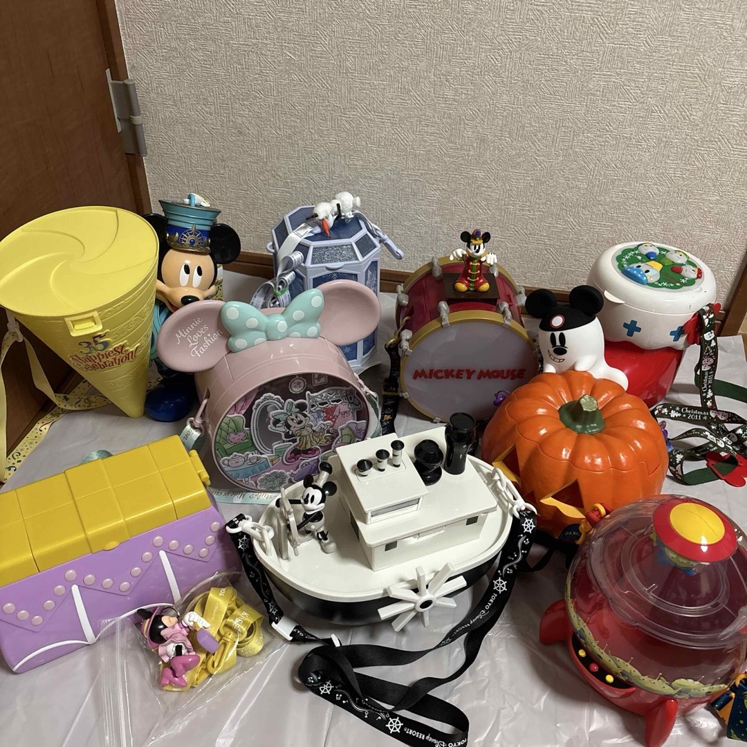 新品 美品 ディズニー ポップコーンバケット 10個 ミッキー ミニー