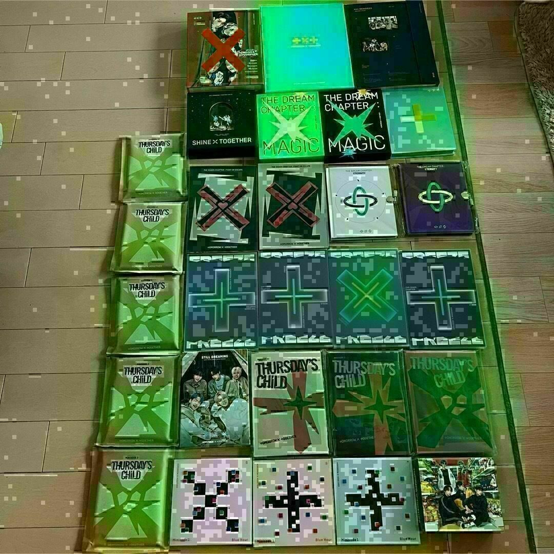 TOMORROW X TOGETHER アルバム シーグリ メモリーズ TXT