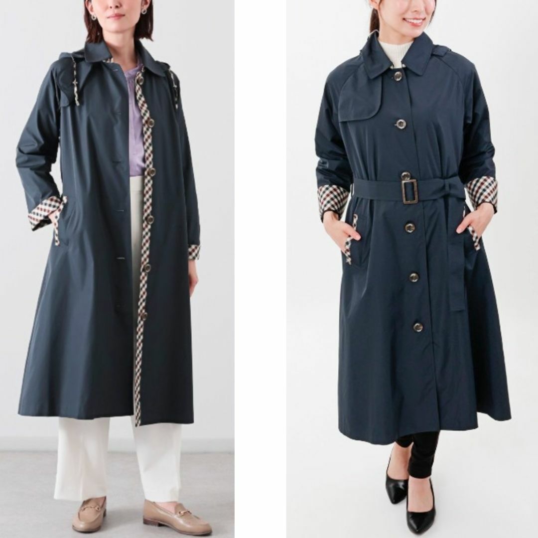 AQUA SCUTUM - 新品 アクアスキュータム 収納袋付 トレンチ レイン