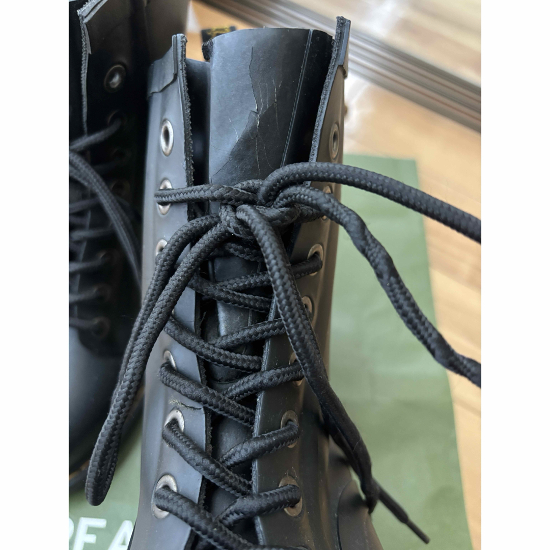 Dr.Martens - Dr.Martens 8ホール レインブーツ ラバー ブラック 24cm