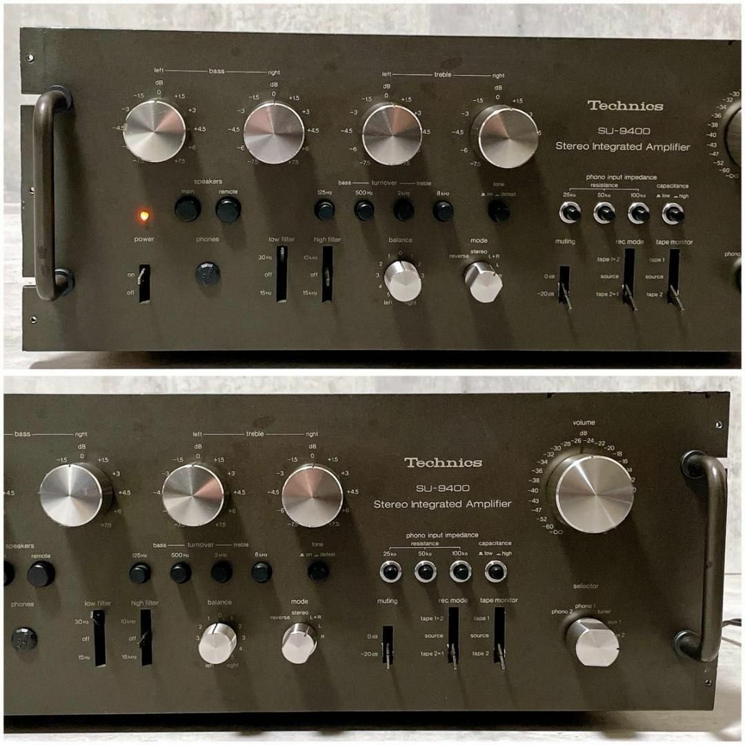 希少 テクニクス SU-9400 プリメインアンプ オーディオ機器 昭和レトロ