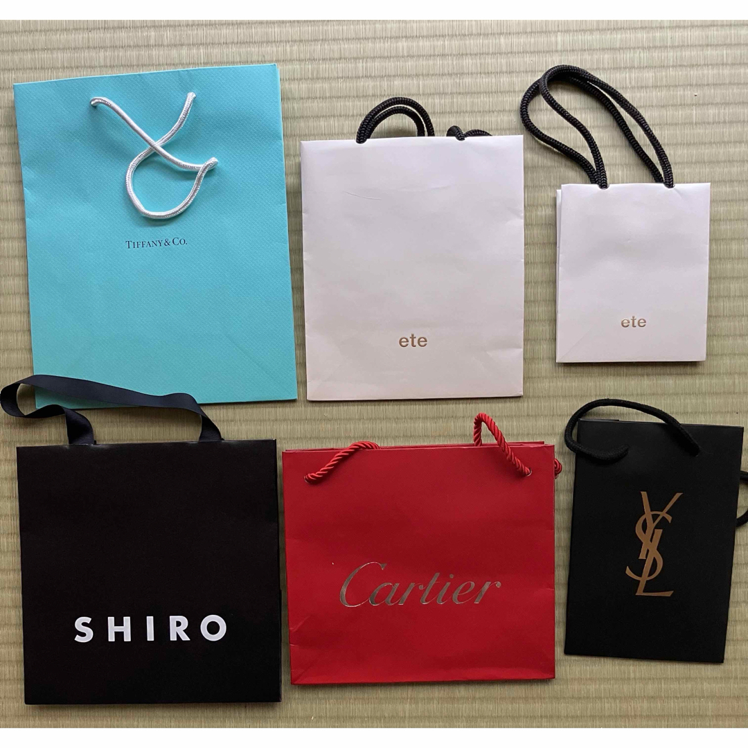 Tiffany & Co. - ハイブランド / ショッパー 紙袋 6枚セットの通販 by