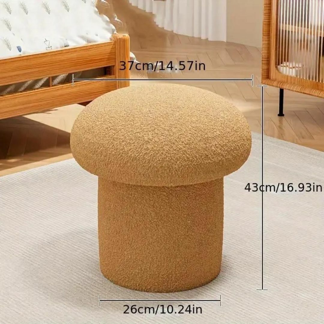 青いフットスツール レトロ風 ヴィンテージ風 かわいい 222-1497-006