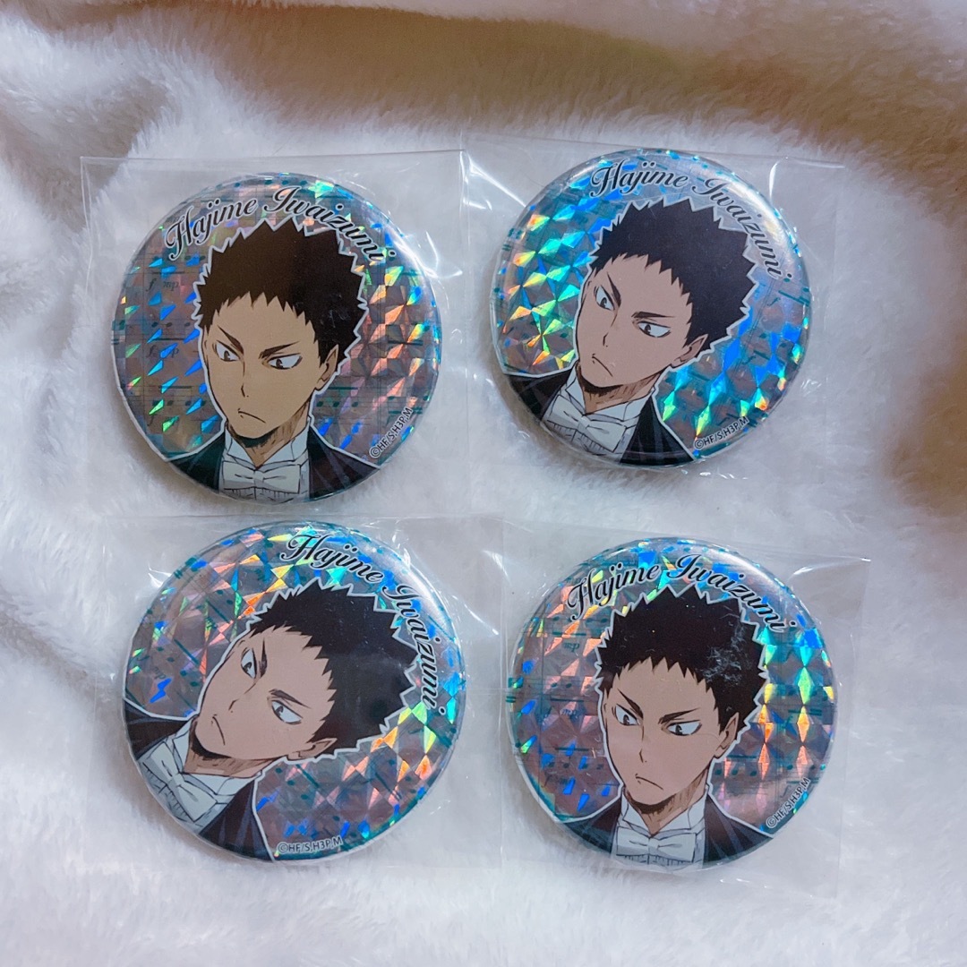 ハイキュー!!コンサート2018 及川&岩泉 ホログラム缶バッジ ハイキュー