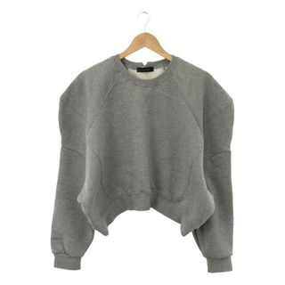 AMOMMA / アモマ | PUFF SLEEVE SWEAT 裏起毛 トレーナー | グレー