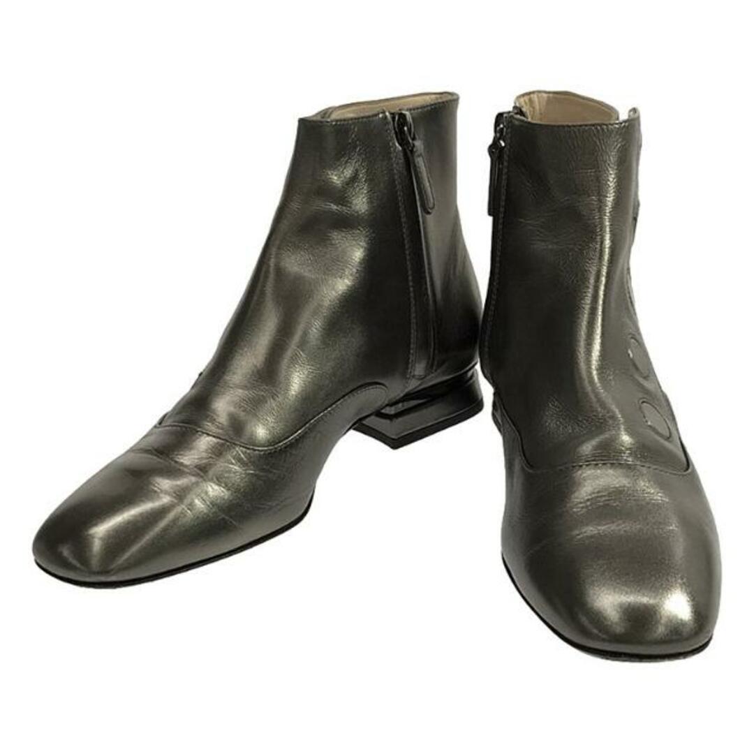 YOOX Online TOD'S / トッズ | レザー メタリック ショートブーツ | 37