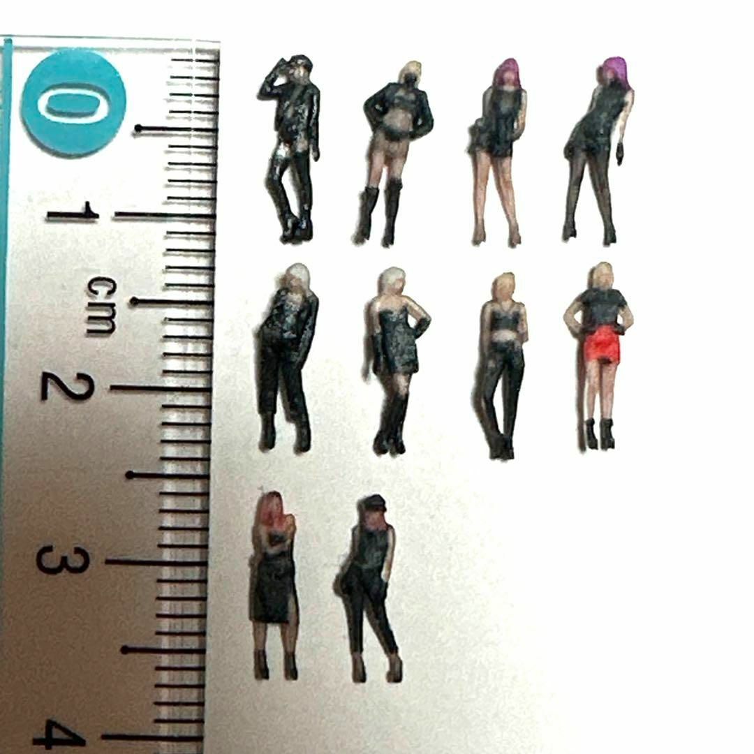 Nゲージ リオナ フィギュア10体 鉄道模型 1⁄64より小 完成品 ミニチュア